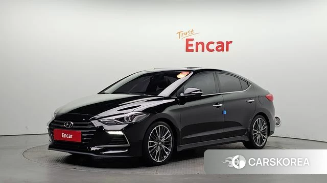 Hyundai Avante AD 2018 Черный из Кореи