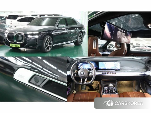 BMW 7 Series (G70) 2023 Черный из Кореи