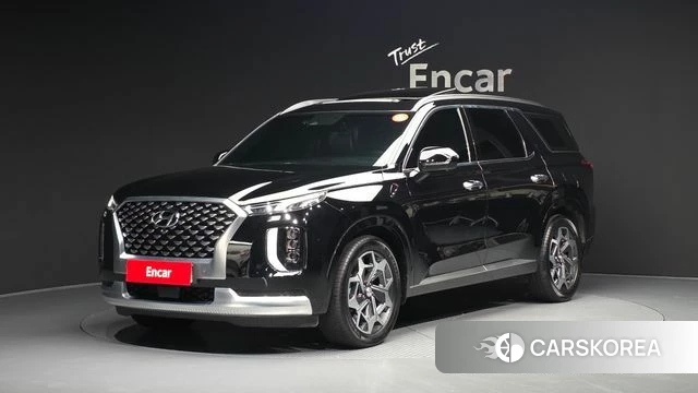 Hyundai Palisade 2021 Черный из Кореи