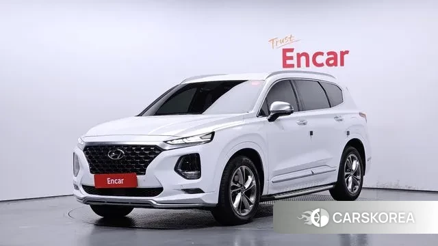 Hyundai Santa Fe TM 2019 Белый из Кореи