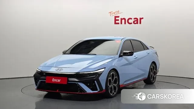 Hyundai The New Avante (CN7) 2025 Небесно-голубой из Кореи