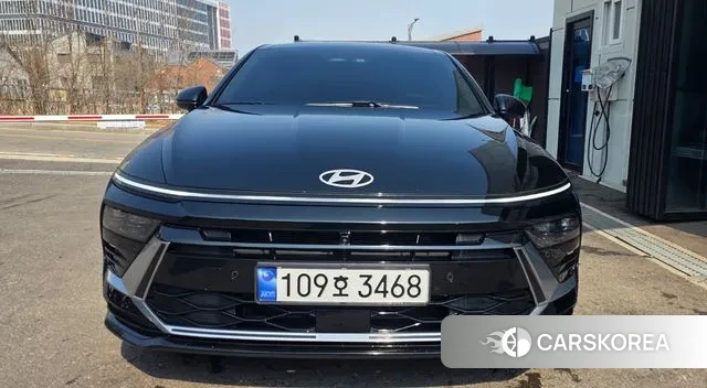 Hyundai Sonata D Edge (DN8) 2024 Черный из Кореи