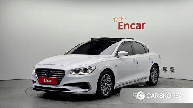 Hyundai Grandeur IG Hybrid 2018 Белый из Кореи