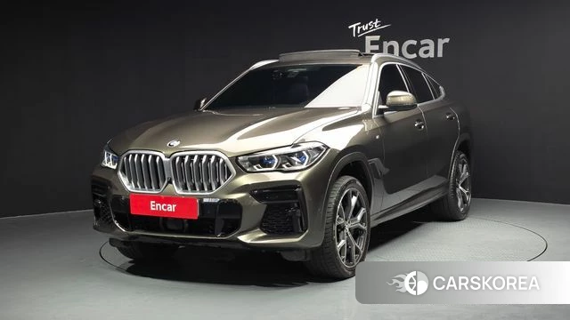BMW X6 (G06) 2022 Песочный из Кореи
