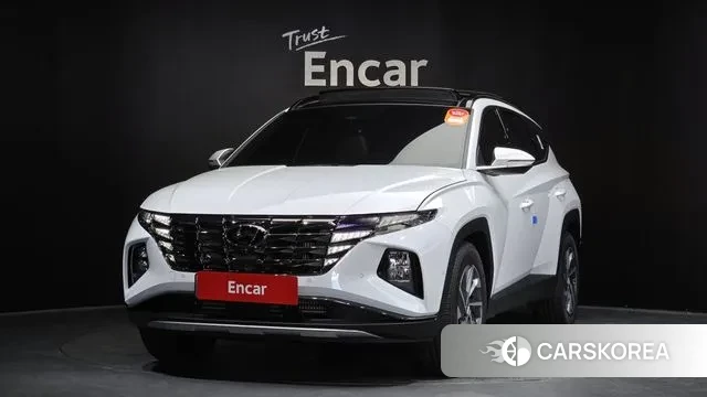 Hyundai Tucson Hybrid (NX4) 2023 Белый из Кореи