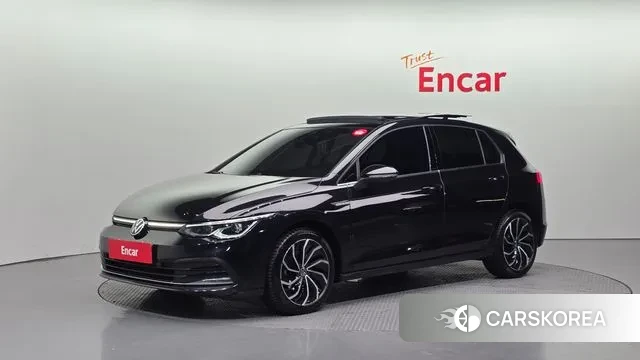Volkswagen Golf 8th Generation 2022 Черный из Кореи