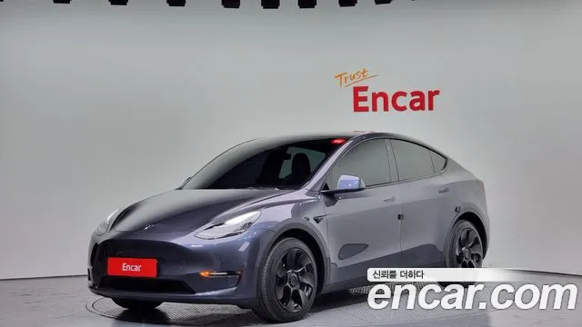 Tesla Model Y 2021 Серый из Кореи