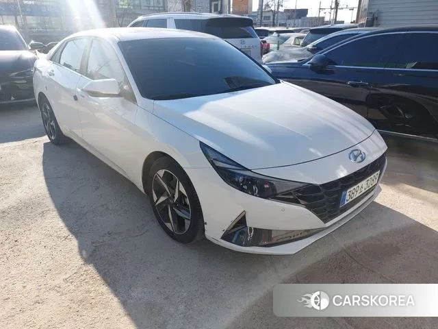 Hyundai Avante (CN7) 2020 Белый из Кореи