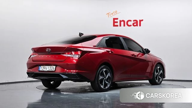 Hyundai Avante (CN7) 2020 Красный из Кореи