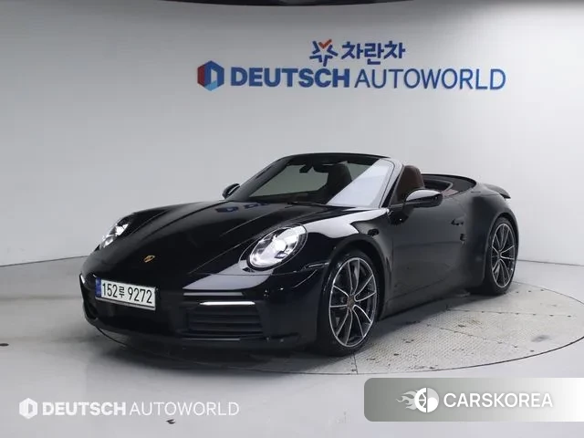 Porsche 911(992) 2021 Черный из Кореи