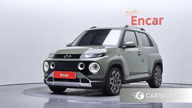 Hyundai Casper 2023 Темно-зеленый из Кореи