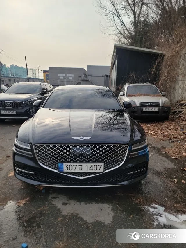 Genesis G80 (RG3) 2022 Черный из Кореи