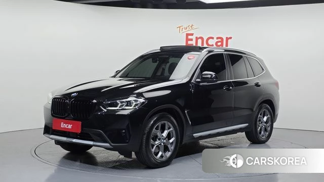 BMW X3 (G01) 2024 Черный из Кореи