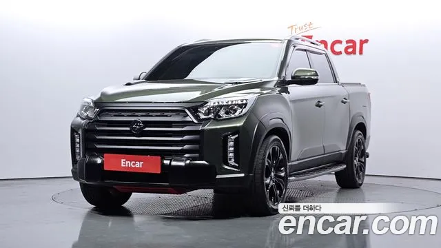 Ssangyong The New Rexton Sport 2022 Темно-зеленый из Кореи