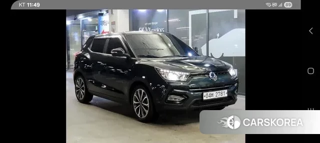 Ssangyong Tivoli Armor 2018 Темно-зеленый из Кореи