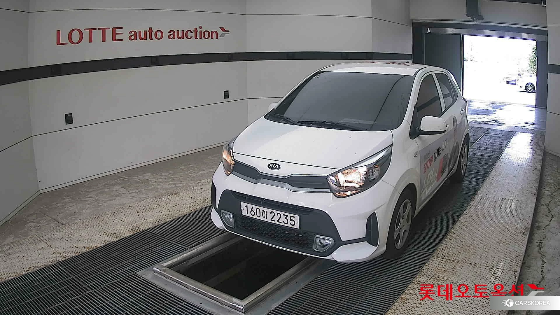 Kia Morning 2021 Clear White из Кореи
