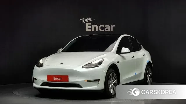 Tesla Model Y 2022 Белый из Кореи