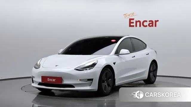 Tesla Model 3 2019 Белый из Кореи