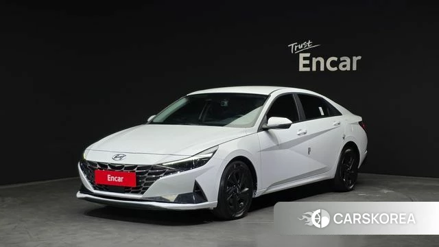 Hyundai Avante (CN7) 2022 Белый из Кореи