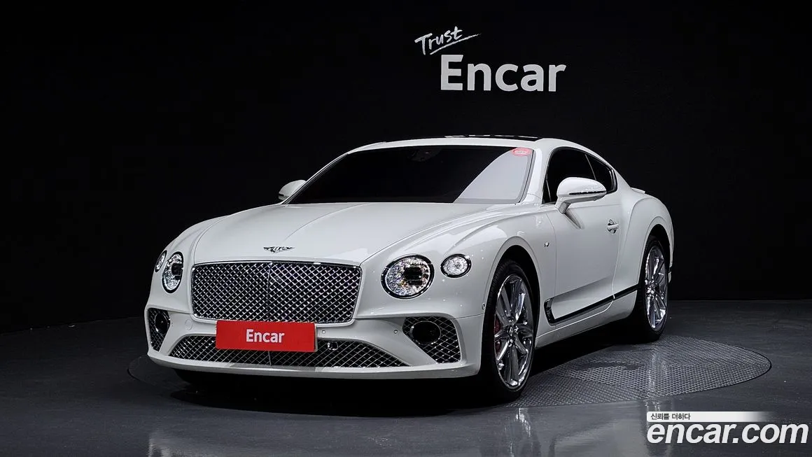 Bentley Continental GT 3rd Generation 2021 Белый из Кореи