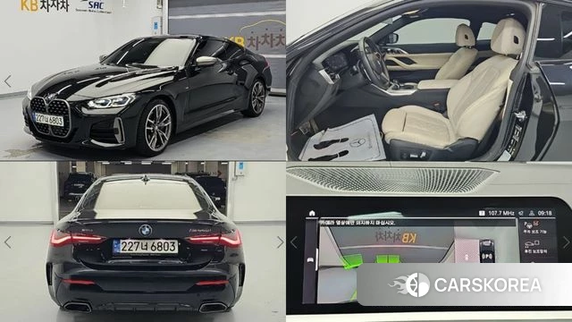BMW 4 Series (G22) 2021 Черный из Кореи