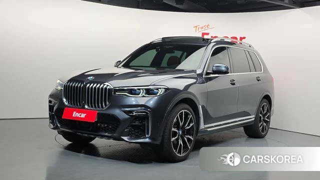 BMW X7 (G07) 2021 Серый из Кореи