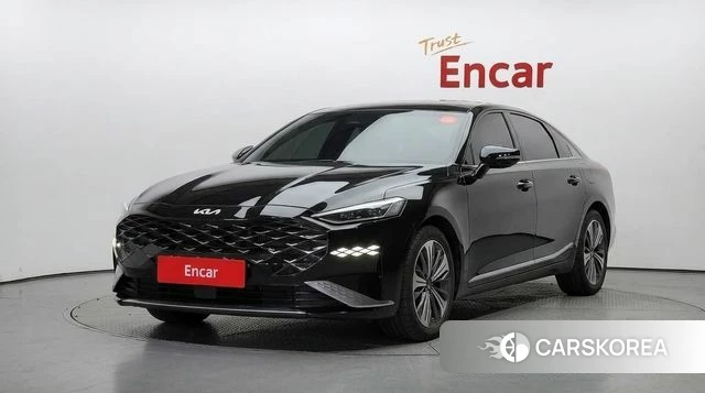 Kia K8 Hybrid 2022 Черный из Кореи
