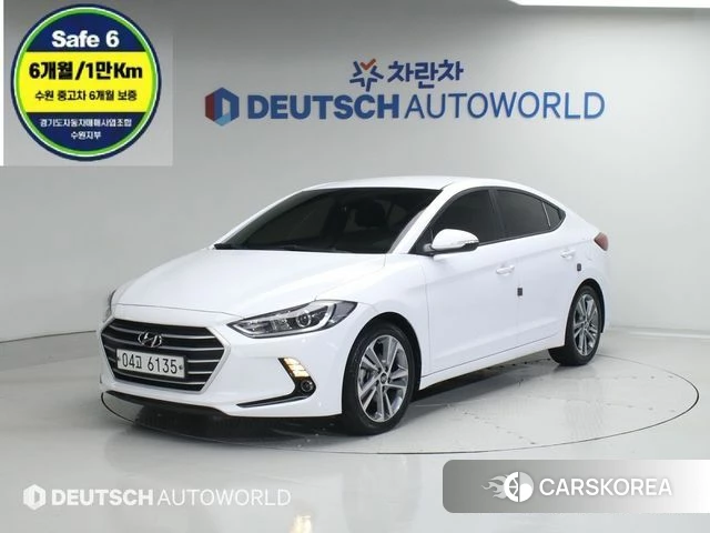 Hyundai Avante AD 2018 Белый из Кореи