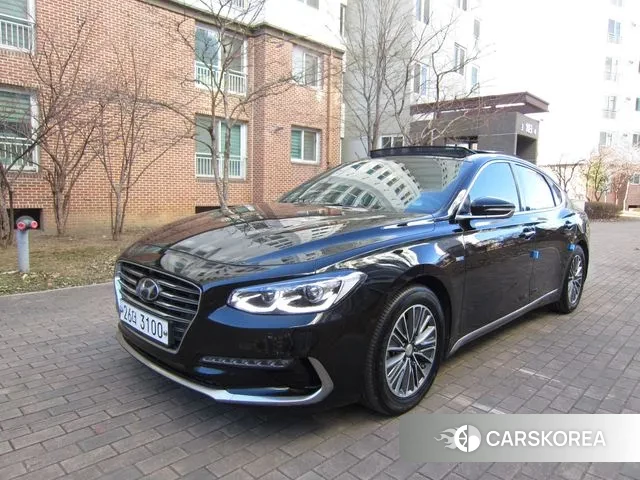 Hyundai Grandeur IG Hybrid 2019 Черный из Кореи