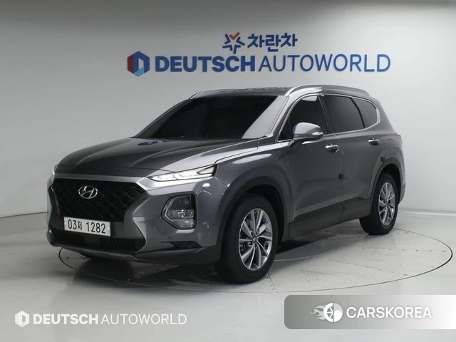 Hyundai Santa Fe TM 2019 Серый из Кореи