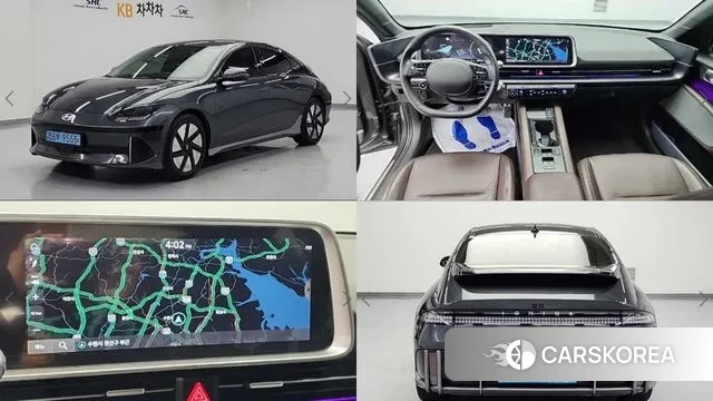 Hyundai Ionic 6 2022 Черный из Кореи