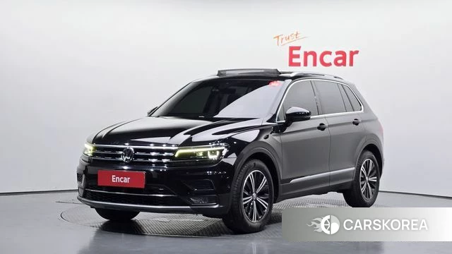 Volkswagen Tiguan second Generation 2019 Черный из Кореи