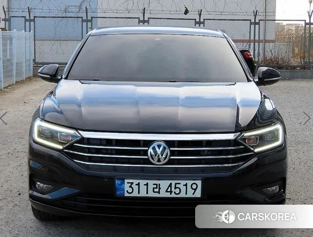 Volkswagen 7th Generation of Jetta 2021 Черный из Кореи