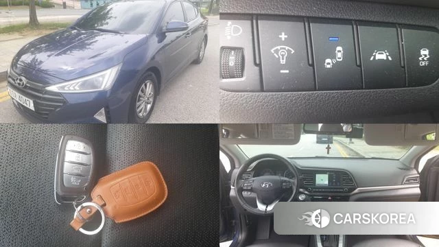 Hyundai The New Avante AD 2018 Синий из Кореи