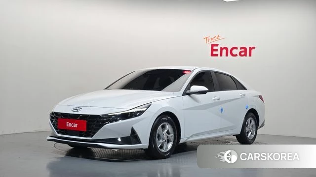 Hyundai Avante (CN7) 2021 Белый из Кореи
