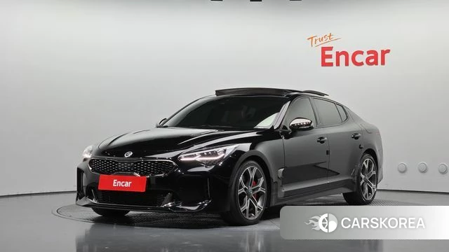 Kia Stinger 2018 Черный из Кореи