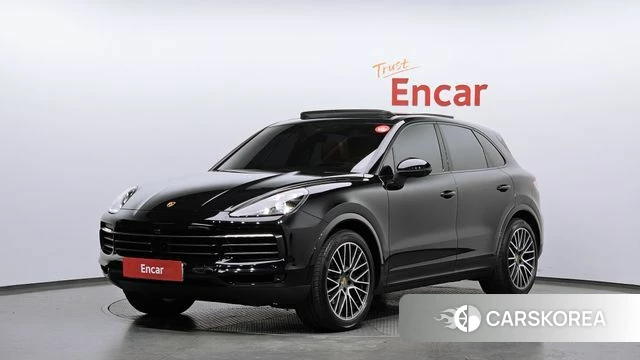 Porsche Cayenne (PO536) 2022 Черный из Кореи