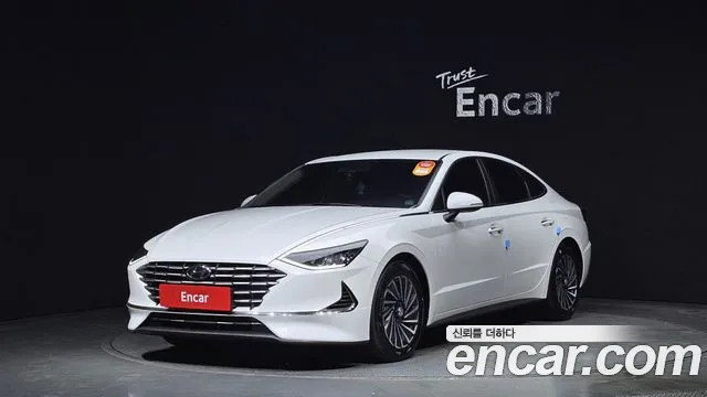 Hyundai Sonata Hybrid (DN8) 2021 Белый из Кореи