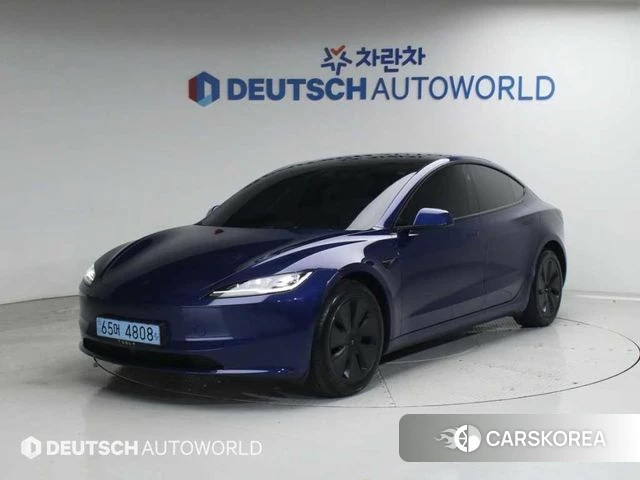 Tesla Model 3 2025 Синий из Кореи