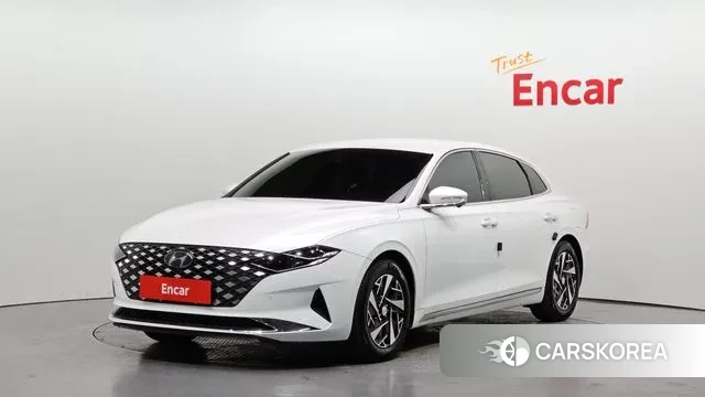 Hyundai The New Grandeur IG Hybrid 2021 Белый из Кореи