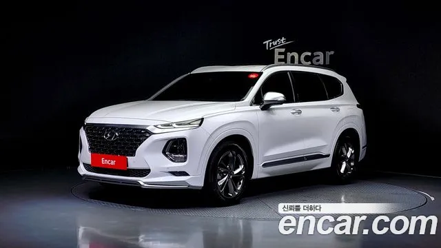 Hyundai Santa Fe TM 2020 Белый из Кореи