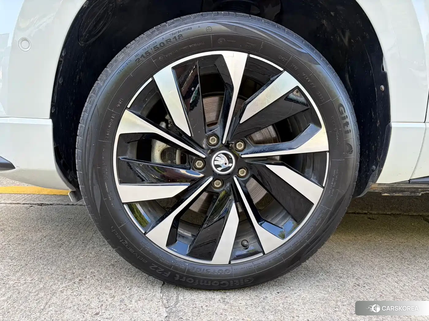 Skoda Karoq 2023 Белый из Китая