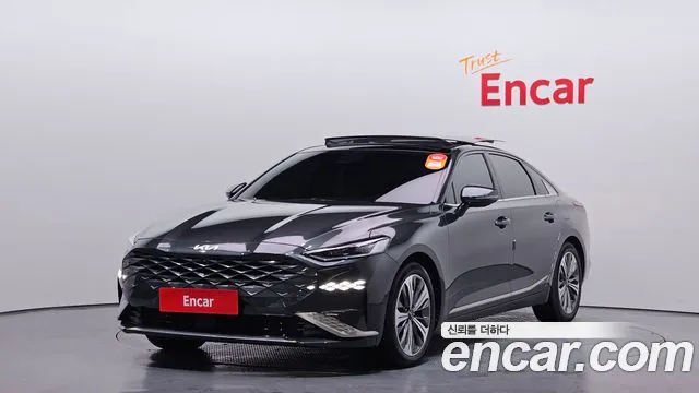 Kia K8 Hybrid 2023 Серый из Кореи