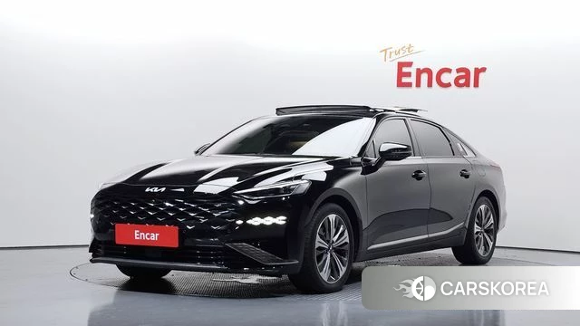 Kia K8 Hybrid 2021 Черный из Кореи