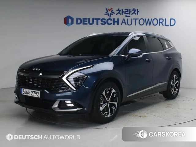 Kia Sportage 5th Generation Hybrid 2021 Синий из Кореи