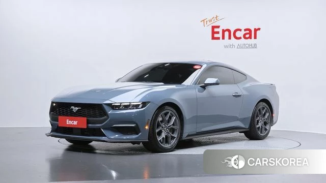 Ford Mustang 7th Generation 2024 Небесно-голубой из Кореи