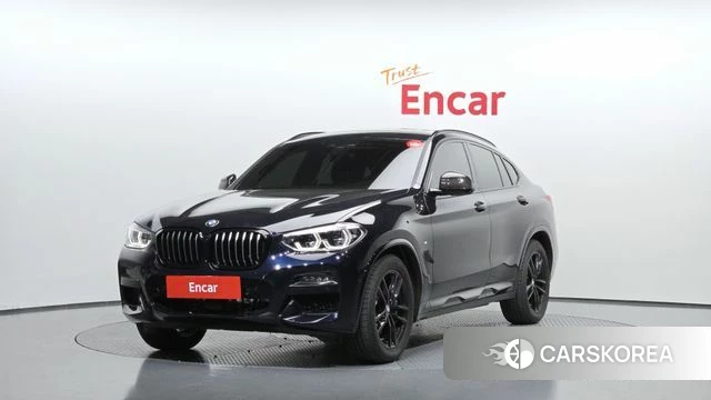 BMW X4 (G02) 2021 Черный из Кореи