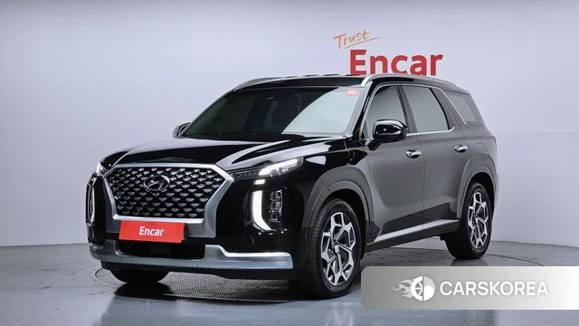 Hyundai Palisade 2021 Черный из Кореи