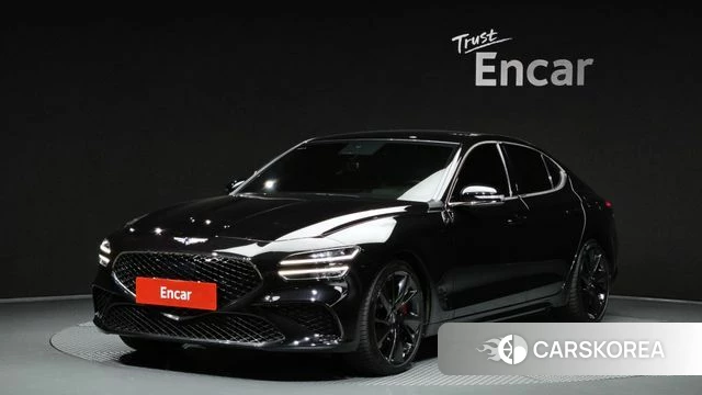 Genesis The New G70 2021 Черный из Кореи