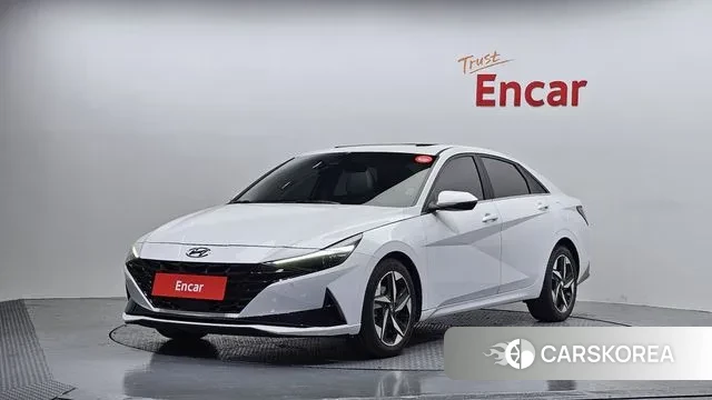 Hyundai Avante (CN7) 2020 Белый из Кореи